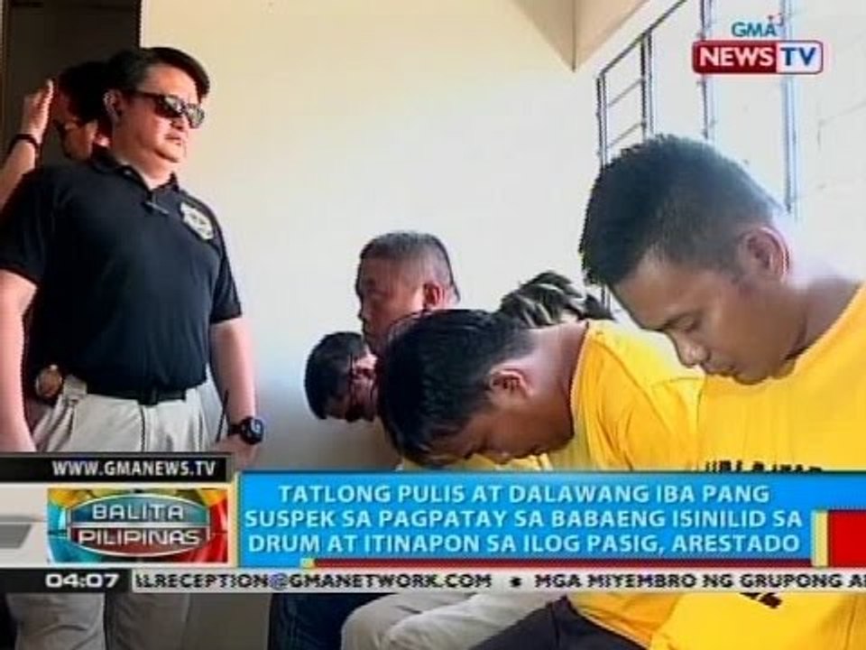 3 Pulis At 2 Iba Pang Suspek Sa Pagpatay Sa Babaeng Isinilid Sa Drum At Itinapon Sa Ilog 6850