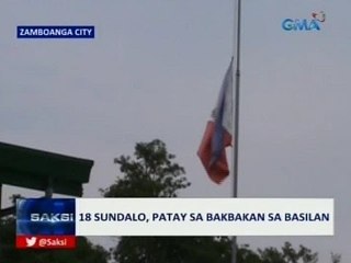 SAKSI: 18 sundalo, patay sa bakbakan sa Basilan