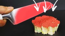 EXPERIMENT Glowing 1000 degree KNIFE VS MATCHES | See What Happens |