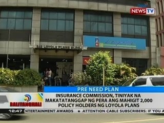 Insurance commission, tiniyak na makatatanggap ng pera ang mga policy holders ng Loyola Plans