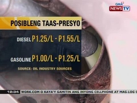 BT: Presyo ng diesel at gasolina, posibleng tumaas ng mahigit piso kada litro ngayong linggo