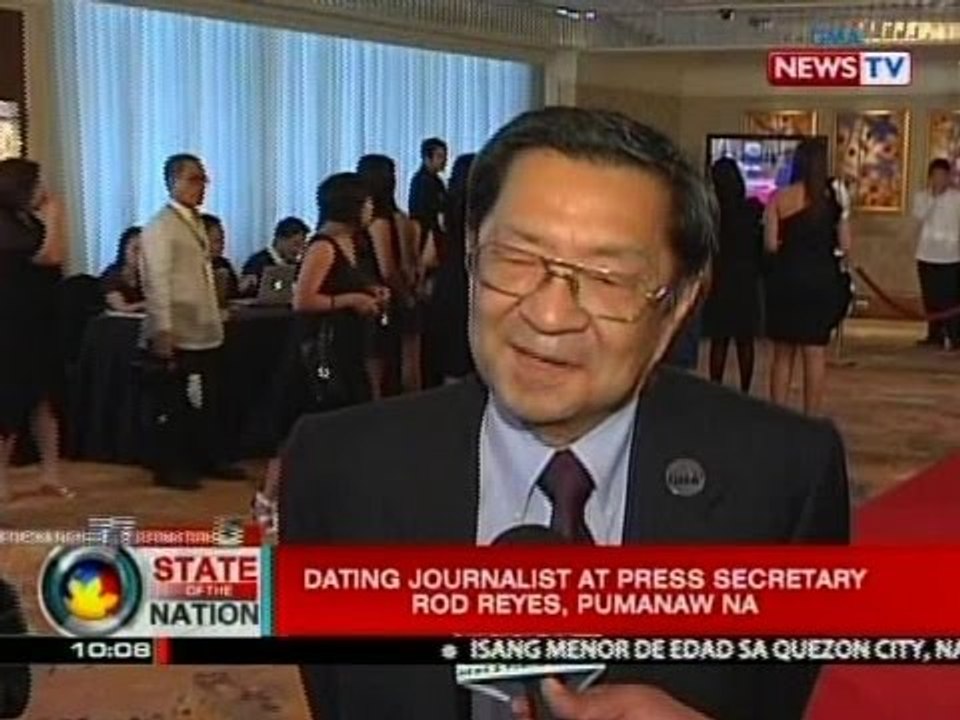 SONA: Dating journalist at press secretary Rod Reyes, pumanaw na