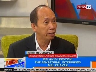 NTG: Oplan e-Leksyon: The senatorial interviews: Mel Chavez