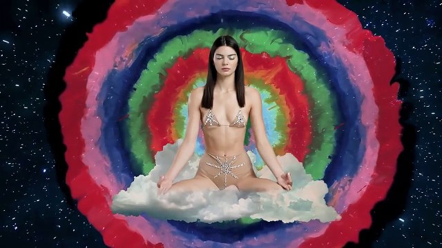 Séance de méditation en petite tenue par Kendall Jenner
