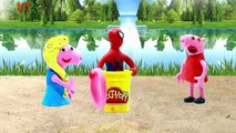 Spiderman and Frozen Elsa Mickey Mouse Clubhouse with Pokemon go Peppa Pig Superhero Fun IRL