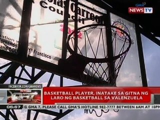Basketball player, inatake sa gitna ng laro ng basketball sa Valenzuela