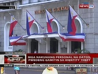 QRT: Mga nakuhang personal na datos, pwedeng gamitin sa identity theft