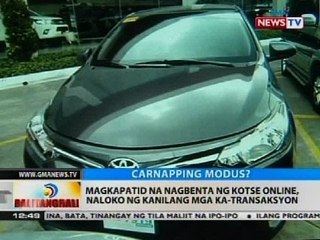 Magkapatid na nagbenta ng kotse online, naloko ng kanilang mga ka-transaksyon