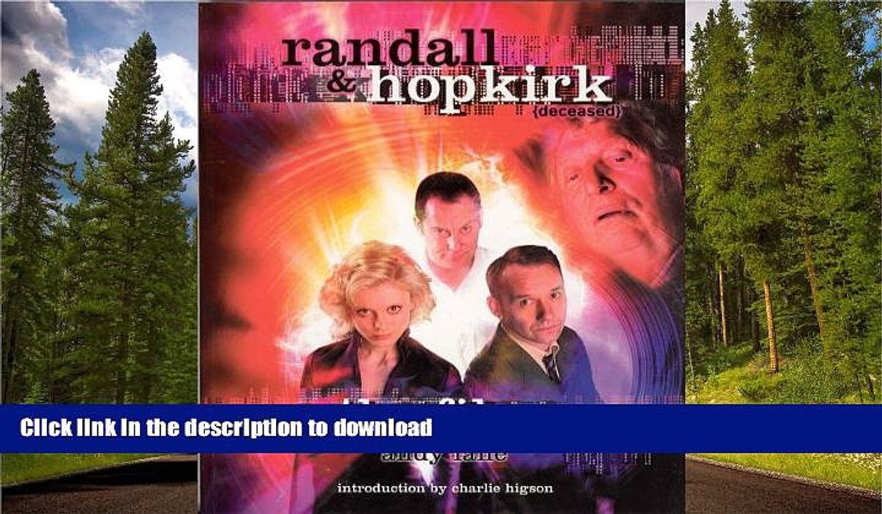 FAVORITE BOOK Randall and Hopkirk (deceased): The Files (Randall   Hopkirk (deceased)) PREMIUM