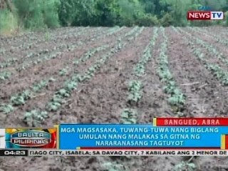 Mga magsasaka, tuwang-tuwa ng biglang umulan nang malakas sa gitna ng nararanasang tagtuyot