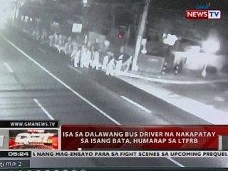 Isa sa dalawang bus driver na nakapatay sa isang bata, humarap sa LTFRB