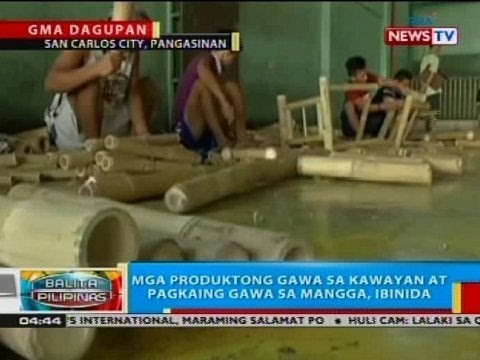 BP: Mga produktong gawa sa kawaya at pagkaing gawa sa mangga, ibinida