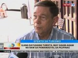 BT: Ilang dayuhang turista, may agam-agam na raw sa pamamasyal sa Pilipinas