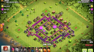 Clash Of Clans Exciting attack _ See this attack how to attack small power a big Base.-t1eDHGSq71g