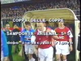 20.04.1995 - 1994-1995 UEFA Cup Winners' Cup Semi Final 2nd Leg UC Sampdoria 3-2 Arsenal (With Penalties 2-3)