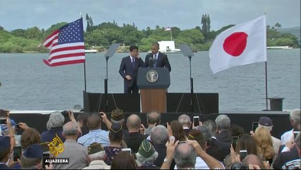 Japanese PM visits Pearl Harbor to promote reconciliation