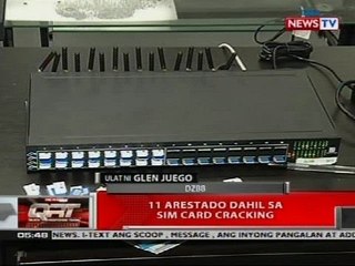 QRT: 11 arestado dahil sa sim card cracking