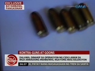Dalawa, dinakip sa operasyon ng CIDG laban sa mga armadong indibidwal ngayong mag-eeleksyon