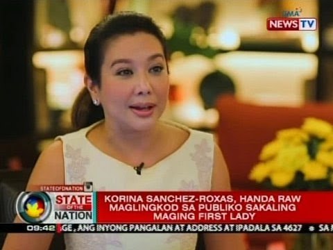 SONA: Korina Sanchez-Roxas, handa raw maglingkod sa publiko sakaling maging first lady