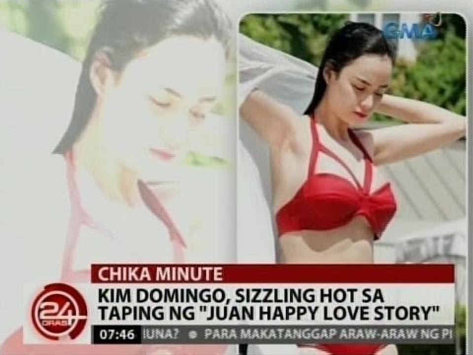 24 Oras: Kim Domingo, sizzling hot sa taping ng 'Juan Happy Love Story'