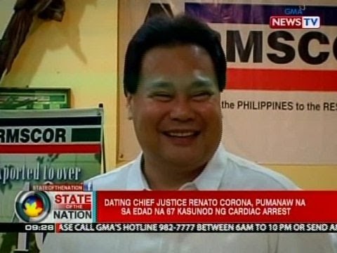 SONA: Dating CJ Renato Corona, pumanaw na sa edad na 67