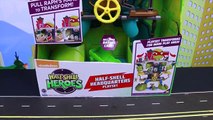 Teenage Mutant Ninja Turtles Homeless Pet Dinosaurs at TMNT Half-Shell Heroes Headquarters Playset