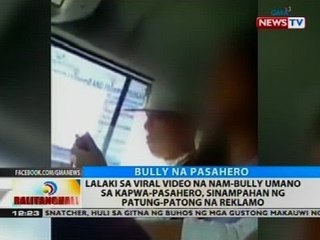 Lalaki sa viral video na nam-bully umano sa kapwa-pasahero, sinampahan ng patung-patong na reklamo