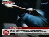 24 Oras: Lalaki, arestado matapos pagbantaan ang dating nobya at i-post sa FB ang private video nila