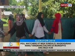 Poll watchers at mga sundalo, nagkagirian nang tangkang dalhin sa munisipyo ang mga VCM