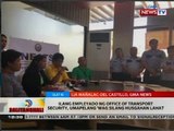 Ilang empleyado ng office of transport security, umapelang 'wag silang husgahan lahat'