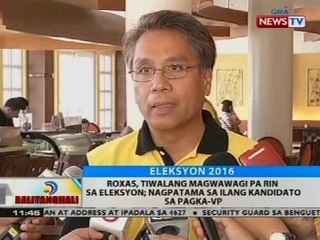 BT: Roxas, tiwalang magwawagi pa rin sa eleksyon