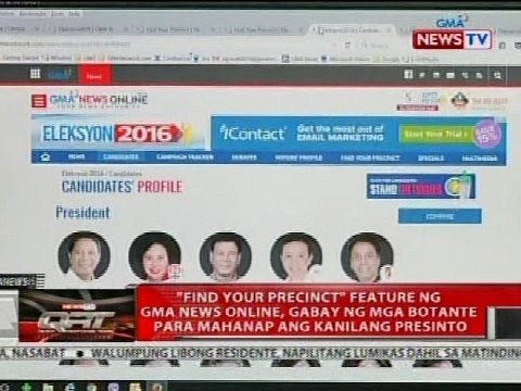 'Find Your Precint' feature ng GMA News Online, gabay ng mga botante
