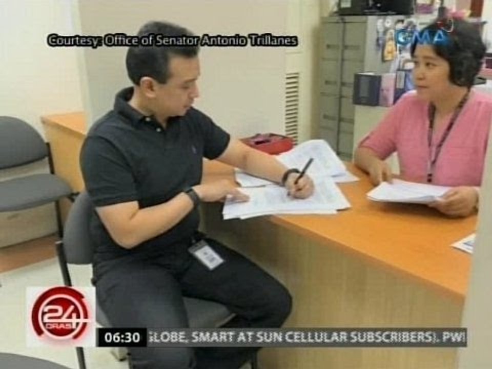 24 Oras: Patung-patong na reklamo kabilang ang plunder, isinampa ni Trillanes laban kay Duterte