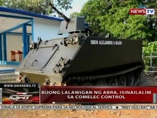 QRT: Buong lalawigan ng Abra, isinailalim sa Comelec control