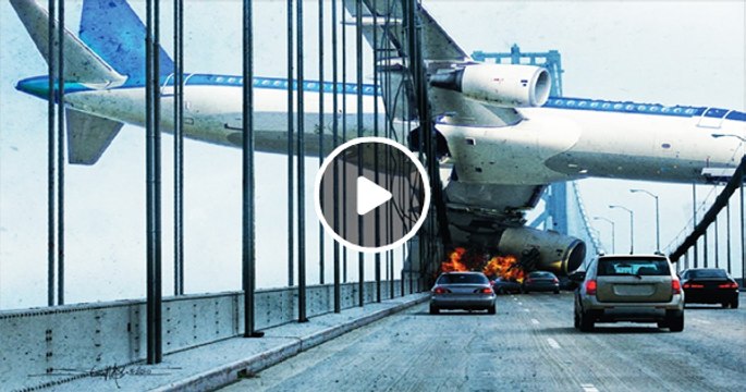 Plane Crashes Over Sea Beach near Hotel | horrible plane crash | plane crash on runway