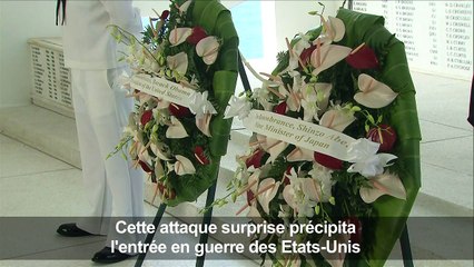 Abe offre d'éternelles condoléances aux victimes de Pearl Harbor