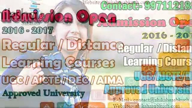 Choose the Best Distance Regular Courses for MBA M.tech B.tech M.sc MCA in Delhi NCR