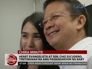 24 Oras: Heart Evangelista at Chiz Escudero, tinitingnan na ang pagkakaroon ng baby
