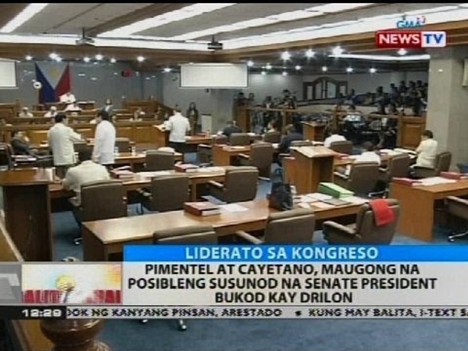 Pimentel at Cayetano, maugong na posibleng susunod na senate president bukod kay Drilon