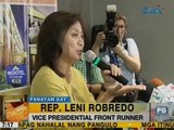 UH: Panayam kay Rep. Leni Robredo, vice presidential front runner