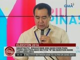 Smartmatic, binago raw ang hash code para itama ang paglabas ng titik 'Ñ' na nagiging question mark