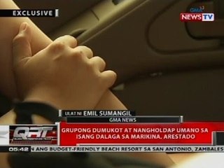 QRT: Grupong dumukot at nangholdap umano sa isang dalaga sa Marikina, arestado