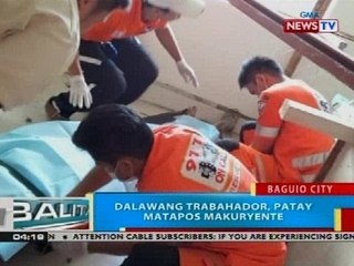 BP: Dalawang trabahador, patay matapos makuryente