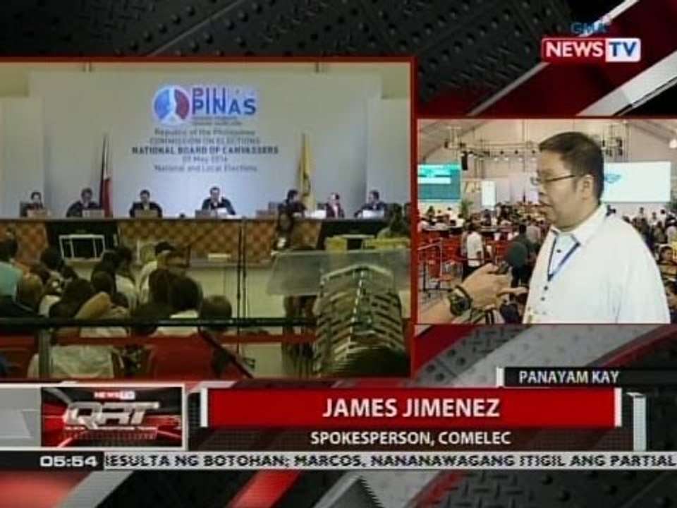 QRT: Panayam kay James Jimenez, spokesperson, Comelec