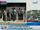 Eleksyon 2016: VP Binay at Elenita Binay, nagpunta sa proclamation ng kanilang anak na si Abby