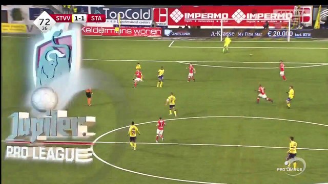 1-1 Roman Bezus Goal Belgium Jupiler Pro League - 27.12.2016 Sint-Truiden 1-1 Standard Liège