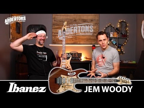 Ibanez Jem 77 Woody Demo - A New Guitar for Steve Vai!