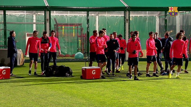 FC Barcelona B: Primer entrenament després de les festes de Nadal