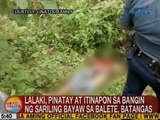 UB: Lalaki, pinatay at itinapon sa bangin ng sariling bayaw sa Balete, Batangas