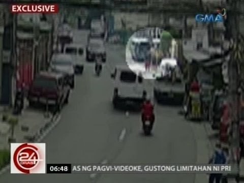 24 Oras: Exclusive: Pagnanakaw ng motorsiklo sa Quezon City, nakunan ng CCTV